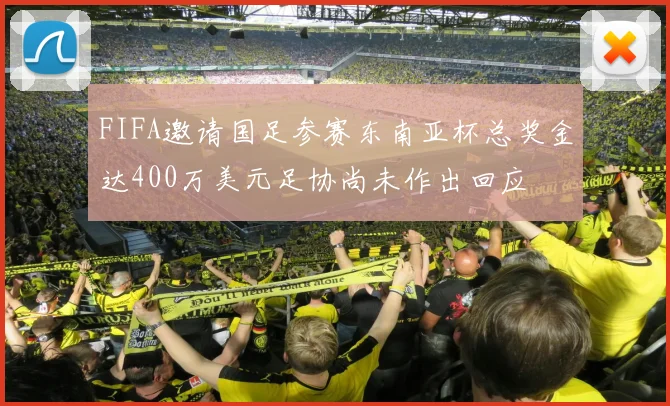 FIFA邀请国足参赛东南亚杯总奖金达400万美元足协尚未作出回应